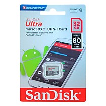 32Gb SanDisk MicroSDHC Class 10 Ultra UHS-I