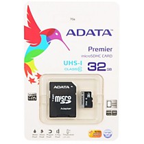 32Gb A-Data MicroSDHC Class10 UHS-1 (SD адаптер)